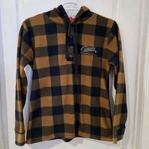 Canada Niagara Falls Hoodie Shirt Souvenir Small Brown And Navy